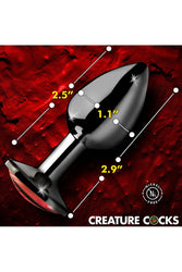 XR Brands - Creature Cocks - Sinister Eyes Metal Butt Plug - Stag Shop