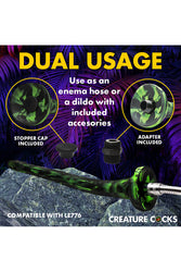 XR Brands - Creature Cocks - Spitting Serpent Silicone Enema Snake With Shower Adapter - Stag Shop