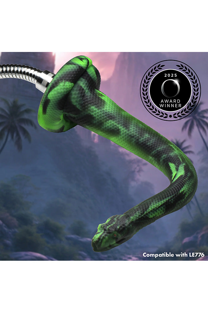 XR Brands - Creature Cocks - Spitting Serpent Silicone Enema Snake With Shower Adapter - Stag Shop