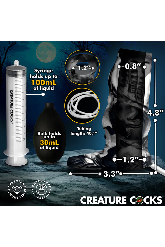 XR Brands - Creature Cocks - Squirting Silicone Penis Enhancer - Stag Shop