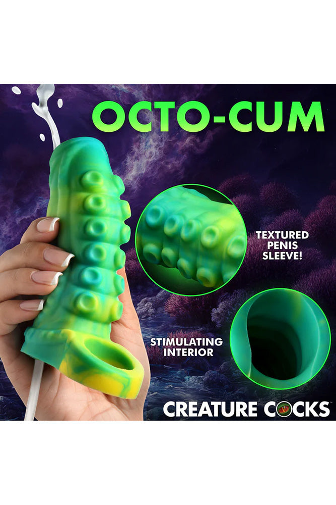 XR Brands - Creature Cocks - Squirting Tentacle Silicone Penis Enhancer - Stag Shop