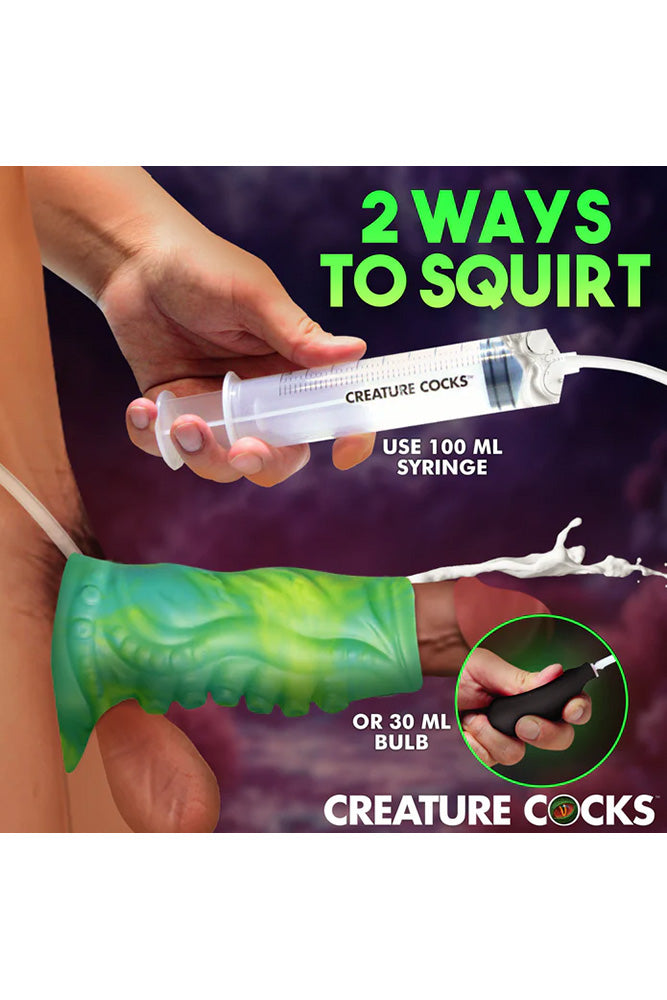 XR Brands - Creature Cocks - Squirting Tentacle Silicone Penis Enhancer - Stag Shop