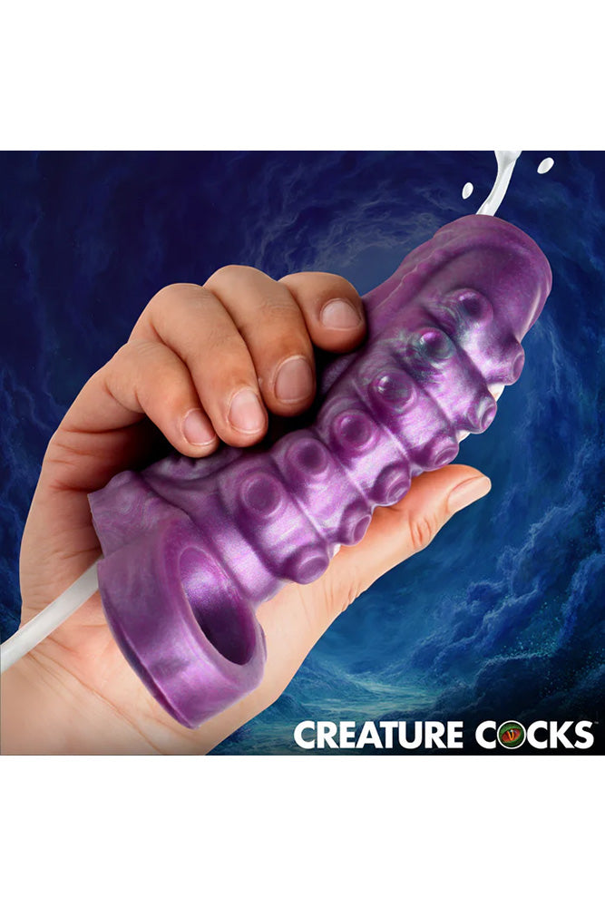 XR Brands - Creature Cocks - Squirting Tentacle Silicone Penis Enhancer - Stag Shop