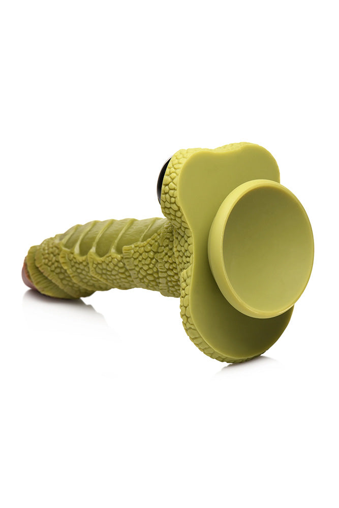 XR Brands - Creature Cocks - Swamp Monster Silicone Dildo - Green - Stag Shop