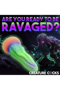 Thumbnail for XR Brands - Creature Cocks - Tenta-Cock Glow-In-The-Dark Silicone Dildo - Mulicolour - Stag Shop