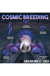 XR Brands - Creature Cocks - Tenta-Queen Ovipositor Dildo with Eggs - Multicolour - Stag Shop