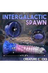 XR Brands - Creature Cocks - Tenta-Queen Ovipositor Dildo with Eggs - Multicolour - Stag Shop