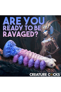 Thumbnail for XR Brands - Creature Cocks - Tenta-Queen Ovipositor Dildo with Eggs - Multicolour