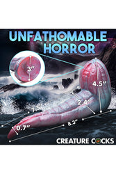 XR Brands - Creature Cocks - Tentacle Cock Silicone Dildo - Pink/Blue - Stag Shop