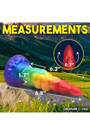 XR Brands - Creature Cocks - Magic Rider Unicorn Dildo - Stag Shop