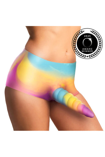 XR Brands - Creature Cocks - Unicorn Silicone Strap-On Briefs - Stag Shop