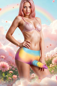 Thumbnail for XR Brands - Creature Cocks - Unicorn Silicone Strap-On Briefs