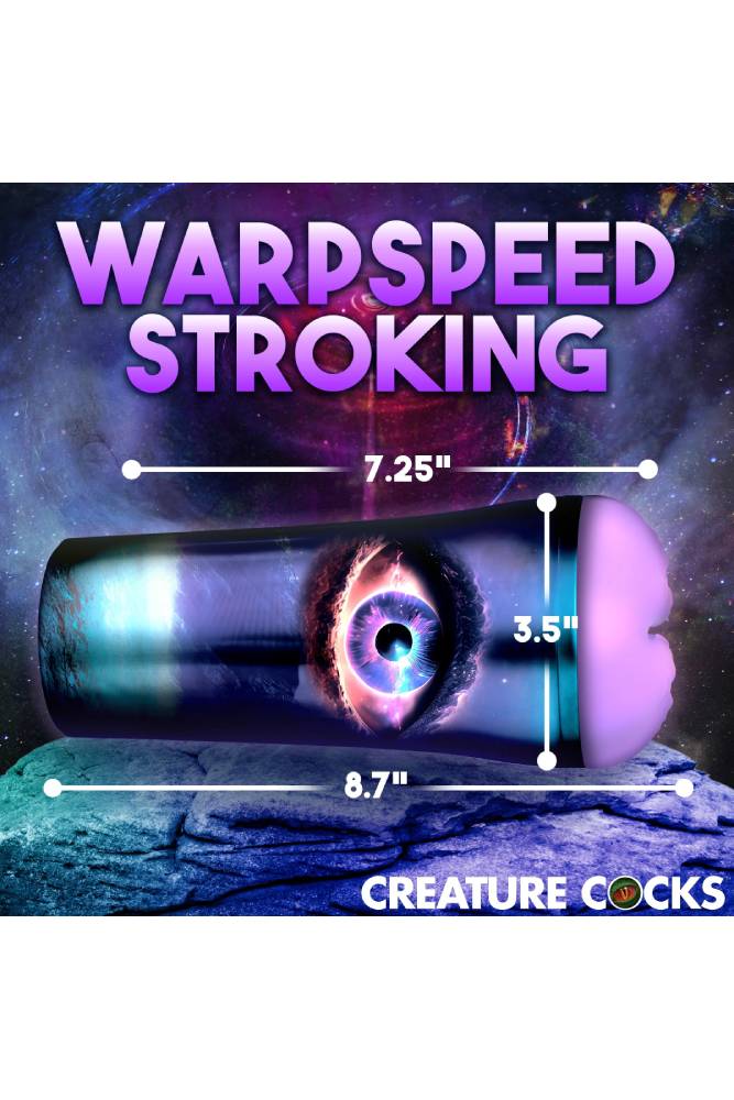 XR Brands - Creature Cocks - Wormhole Alien Stroker - Purple - Stag Shop