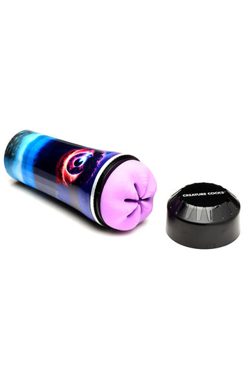 XR Brands - Creature Cocks - Wormhole Alien Stroker - Purple - Stag Shop