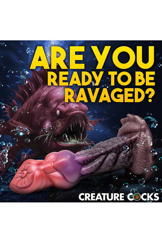 XR Brands - Creature Cocks - Deep Diver Silicone Dildo - Multicolour - Stag Shop