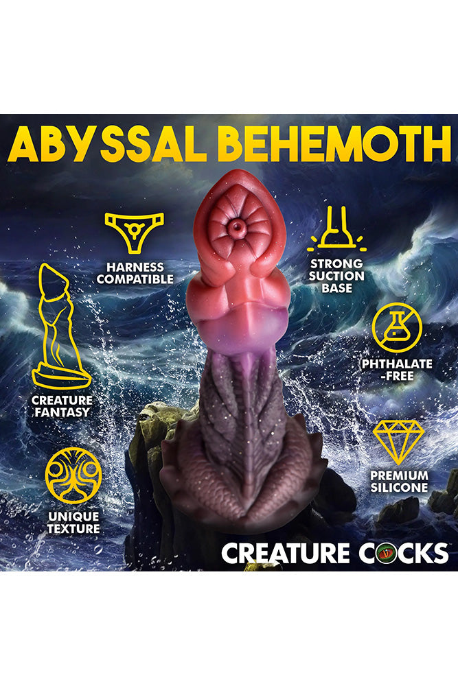 XR Brands - Creature Cocks - Deep Diver Silicone Dildo - Multicolour - Stag Shop