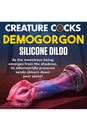 XR Brands - Creature Cocks - Demogorgon Silicone Dildo - Multicolour - Stag Shop
