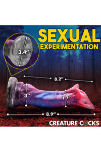 Thumbnail for XR Brands - Creature Cocks - Demogorgon Silicone Dildo - Multicolour