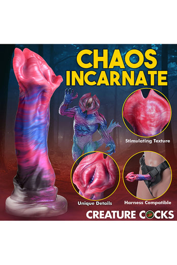 XR Brands - Creature Cocks - Demogorgon Silicone Dildo - Multicolour - Stag Shop