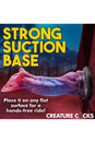XR Brands - Creature Cocks - Demogorgon Silicone Dildo - Multicolour - Stag Shop