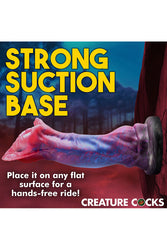 XR Brands - Creature Cocks - Demogorgon Silicone Dildo - Multicolour - Stag Shop