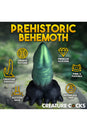 XR Brands - Creature Cocks - Dickosaur Dinosaur Silicone Dildo - Green - Stag Shop