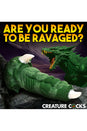 XR Brands - Creature Cocks - Dragon Claw Silicone Dildo - Green - Stag Shop
