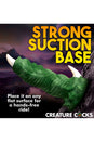 XR Brands - Creature Cocks - Dragon Claw Silicone Dildo - Green - Stag Shop