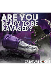 XR Brands - Creature Cocks - Grim Reaper Silicone Dildo - Multicolour - Stag Shop