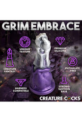 XR Brands - Creature Cocks - Grim Reaper Silicone Dildo - Multicolour - Stag Shop