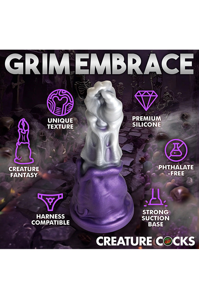 XR Brands - Creature Cocks - Grim Reaper Silicone Dildo - Multicolour - Stag Shop