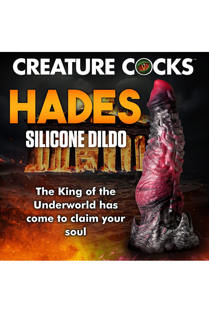 XR Brands - Creature Cocks - Hades Silicone Dildo - Multicolour - Various Sizes - Stag Shop