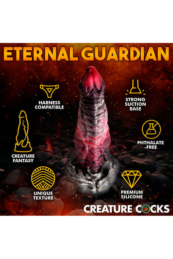 XR Brands - Creature Cocks - Hades Silicone Dildo - Multicolour - Various Sizes - Stag Shop