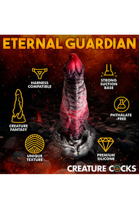 Thumbnail for XR Brands - Creature Cocks - Hades Silicone Dildo - Multicolour - Various Sizes