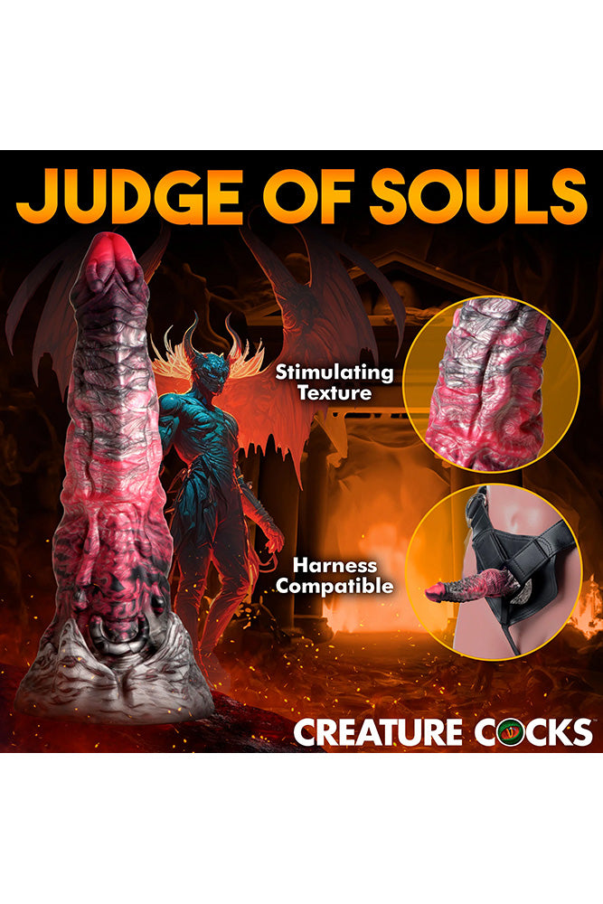 XR Brands - Creature Cocks - Hades Silicone Dildo - Multicolour - Various Sizes - Stag Shop