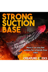 XR Brands - Creature Cocks - Hades Silicone Dildo - Multicolour - Various Sizes - Stag Shop