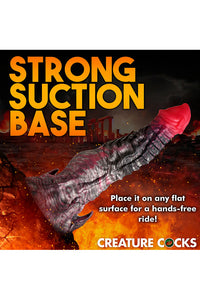 Thumbnail for XR Brands - Creature Cocks - Hades Silicone Dildo - Multicolour - Various Sizes