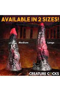 Thumbnail for XR Brands - Creature Cocks - Hades Silicone Dildo - Multicolour - Various Sizes