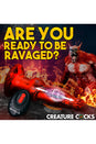 XR Brands - Creature Cocks - Hell Wolf Thrusting & Vibrating Silicone Dildo - Red - Stag Shop