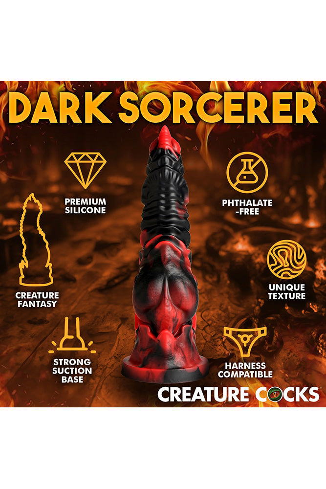 XR Brands - Creature Cocks - Mephisto Silicone Dildo - Multicolour - Stag Shop