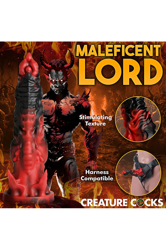 XR Brands - Creature Cocks - Mephisto Silicone Dildo - Multicolour - Stag Shop