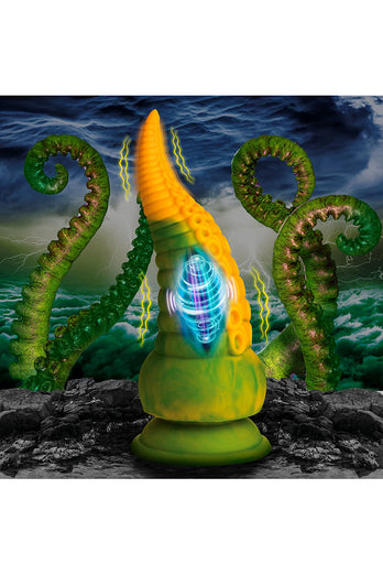 XR Brands - Creature Cocks - Monstropus 2.0 Vibrating Tentacle Silicone Dildo - Multicolour - Stag Shop