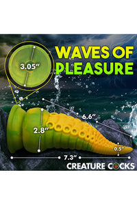 Thumbnail for XR Brands - Creature Cocks - Monstropus 2.0 Vibrating Tentacle Silicone Dildo - Multicolour