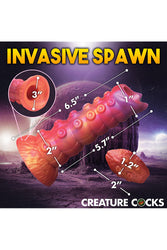 XR Brands - Creature Cocks - Nymphoid Ovipositor Silicone Dildo - Multicolour - Stag Shop