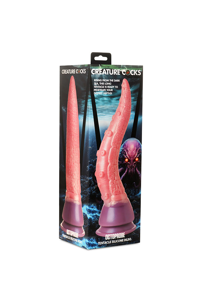 XR Brands - Creature Cocks - Octoprobe Tentacle Silicone Dildo - Pink - Stag Shop