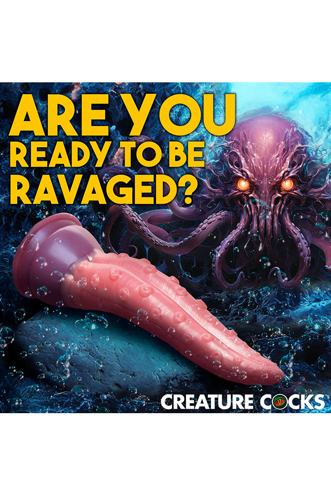 XR Brands - Creature Cocks - Octoprobe Tentacle Silicone Dildo - Pink - Stag Shop