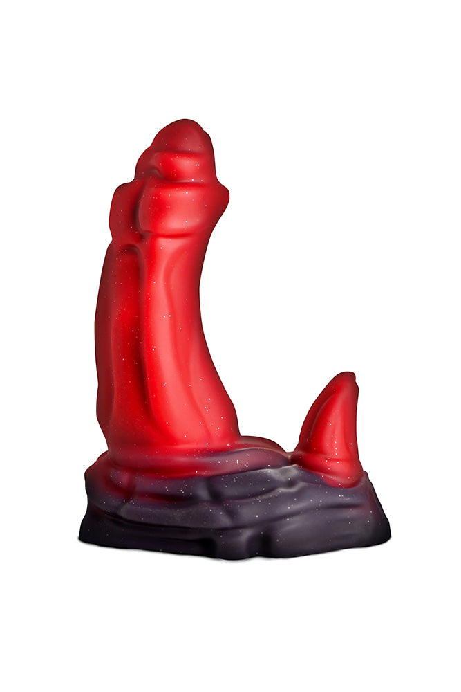 XR Brands - Creature Cocks - Ogre Silicone Dildo - Red - Stag Shop