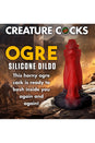 XR Brands - Creature Cocks - Ogre Silicone Dildo - Red - Stag Shop