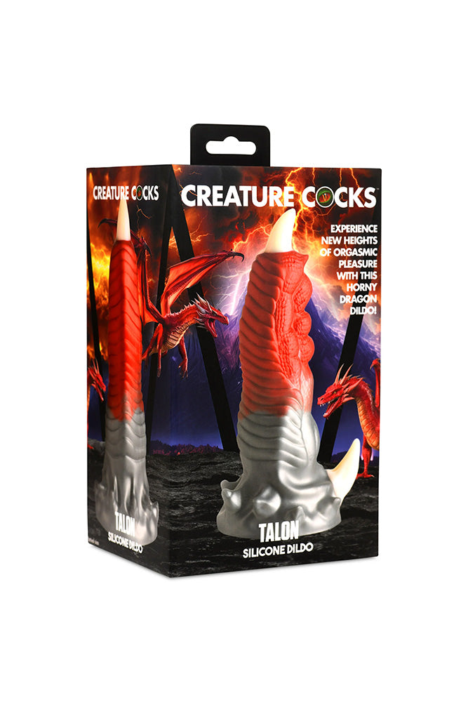 XR Brands - Creature Cocks - Talon Silicone Dildo - Multicolour - Stag Shop