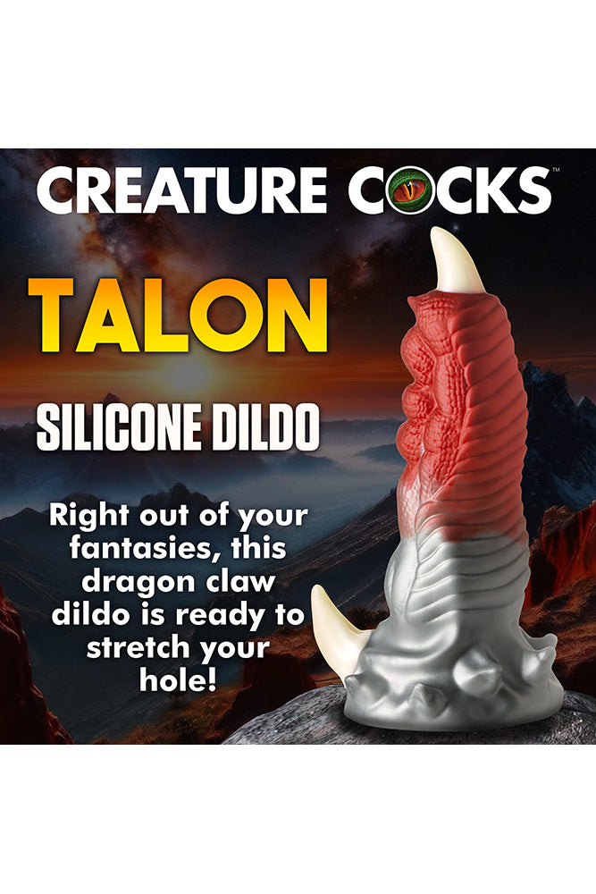 XR Brands - Creature Cocks - Talon Silicone Dildo - Multicolour